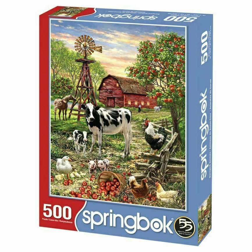 Barnyard Animals 500 Piece Puzzle