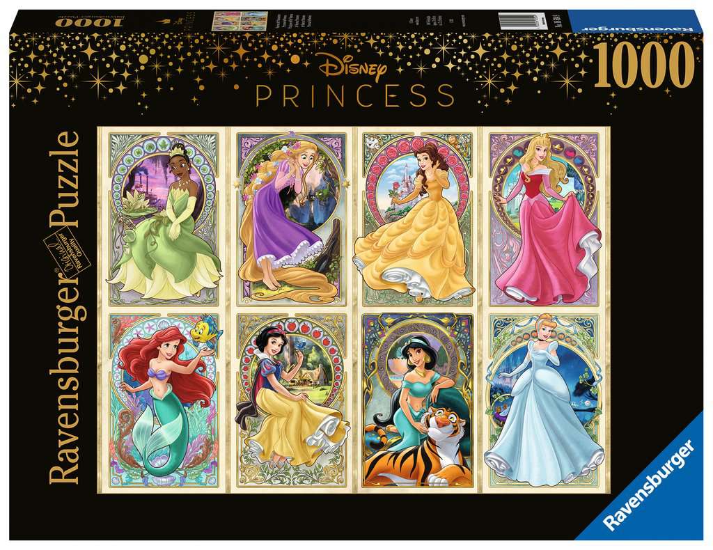 Disney Princess Art Nouveau Princesses 1000 Piece Puzzle    