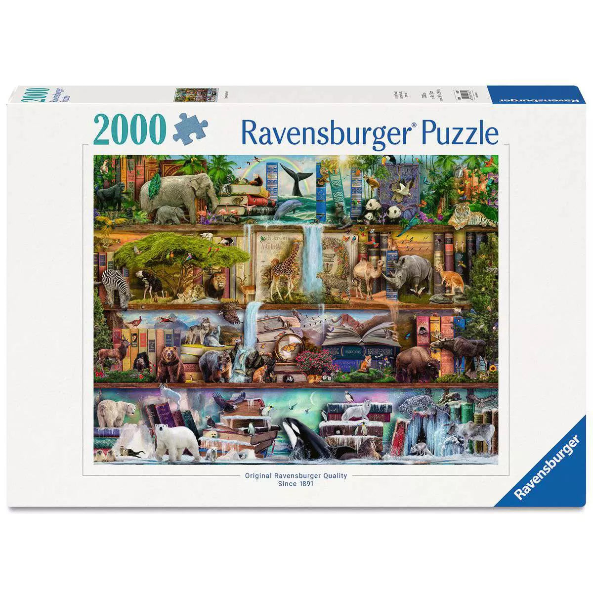 Wild Kingdom Shelves 2000 Piece Puzzle