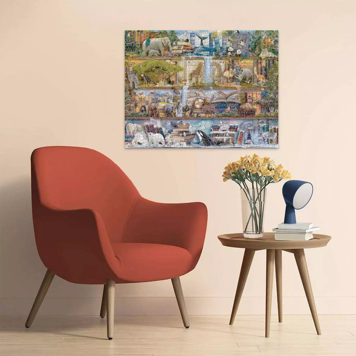 Wild Kingdom Shelves 2000 Piece Puzzle