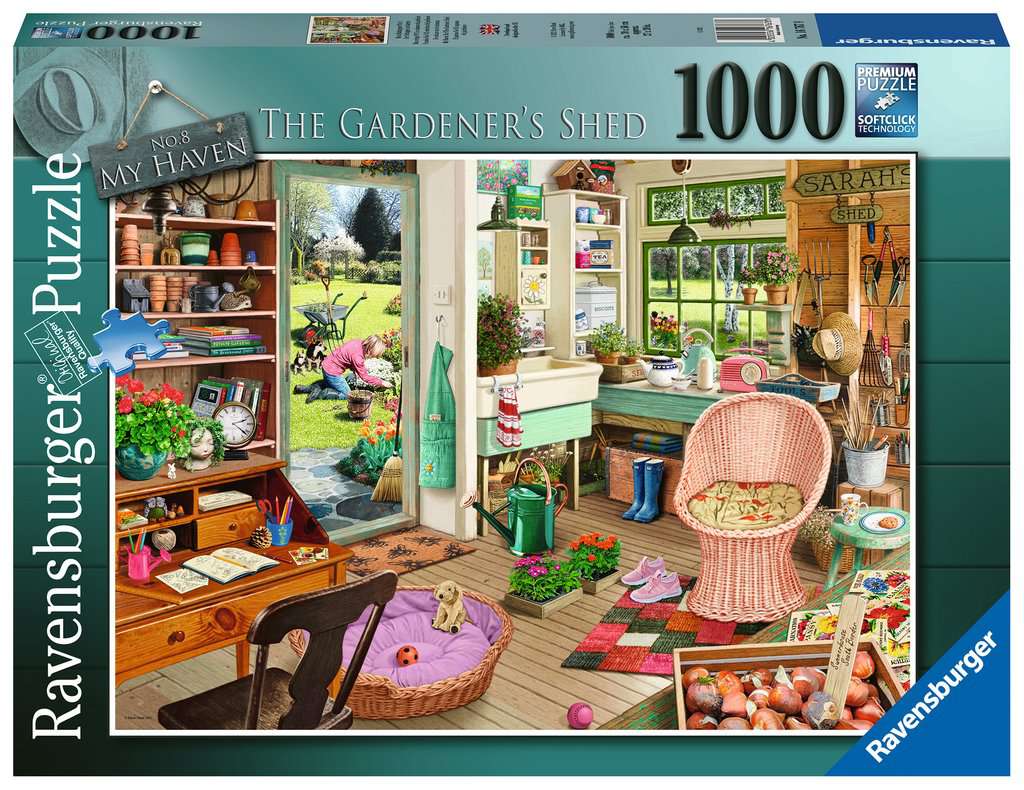 My Haven No.8 The Gardener's Shed 1000 Piece Puzzle    