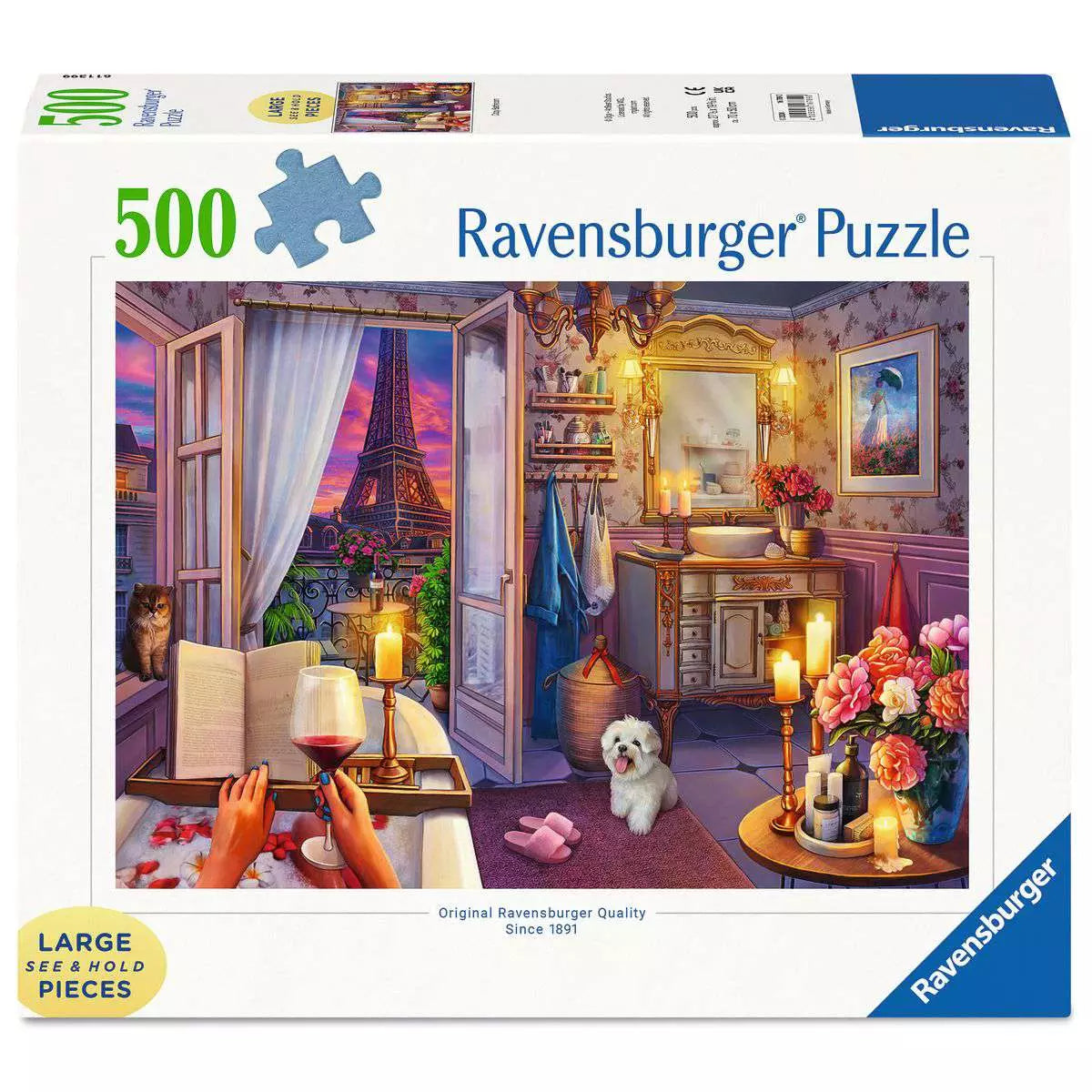 Cozy Bathroom 500 Piece Large Format Puzzle