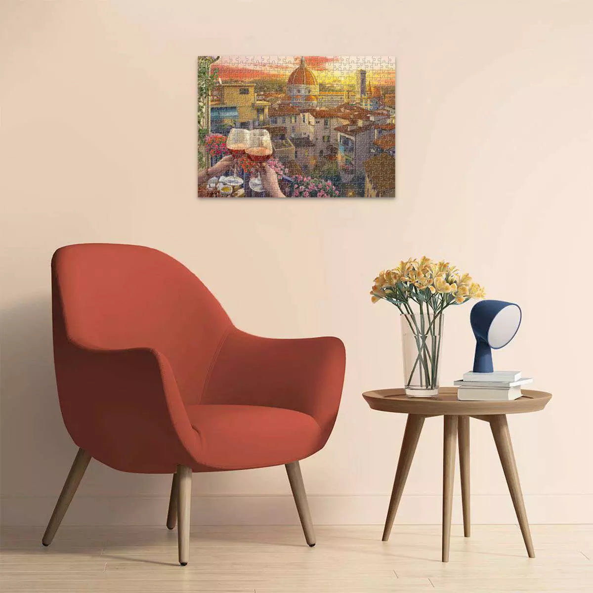 Cozy Wine Terrace 500 Piece Large Format Puzzle