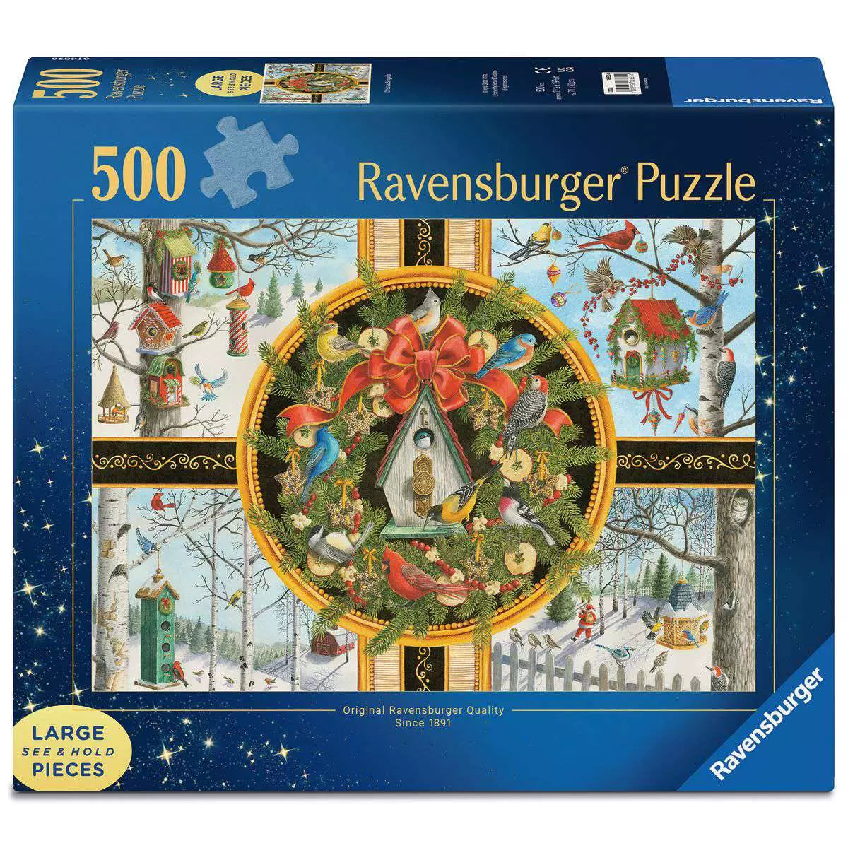 Christmas Songbirds 500 Piece Large Format Puzzle