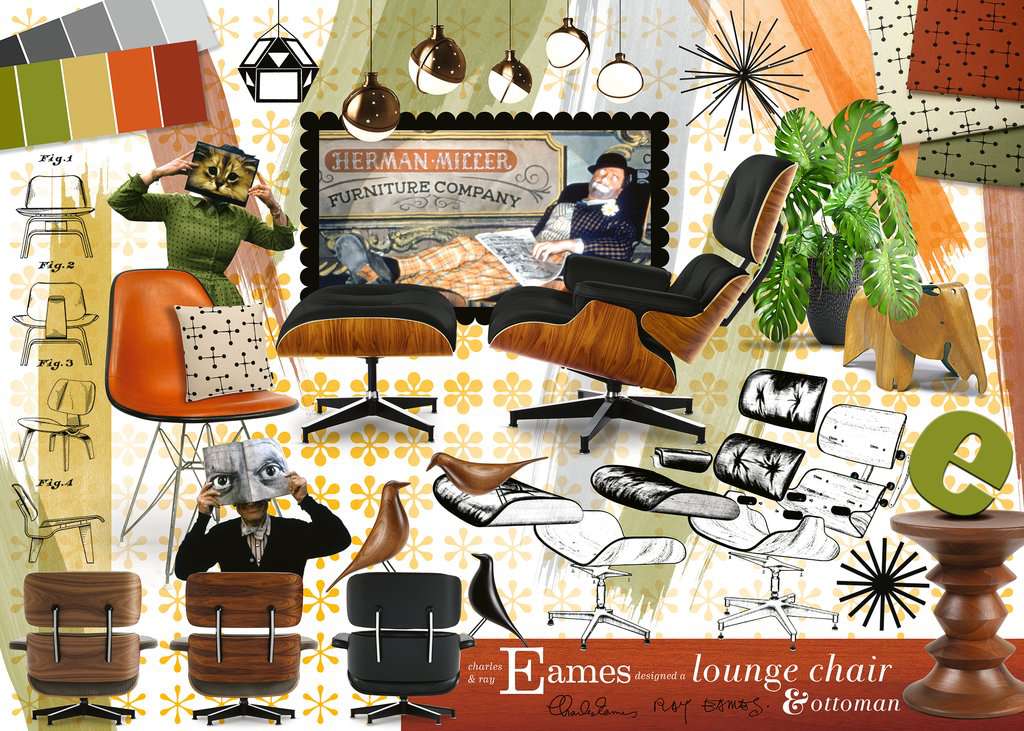 Eames Design Classics 1000 Piece Puzzle    