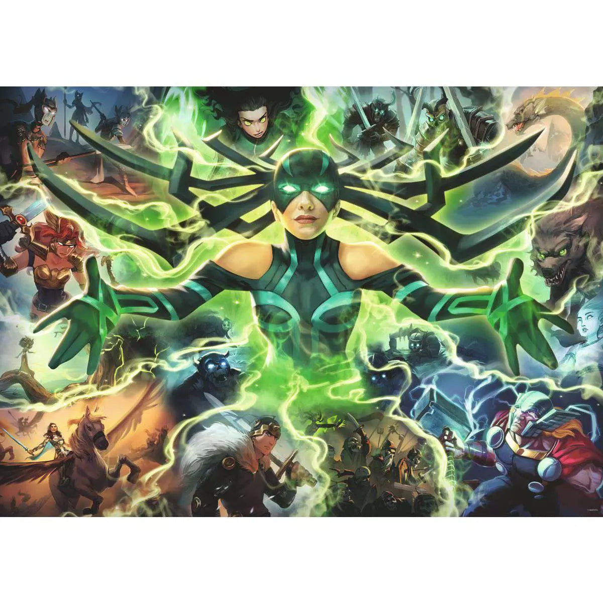 Marvel Villainous: Hela 1000 Piece Puzzle