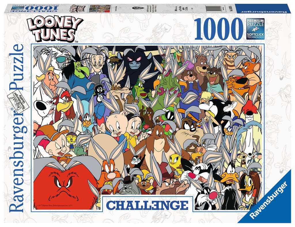 Looney Toons Challenge 1000 Piece Puzzle    