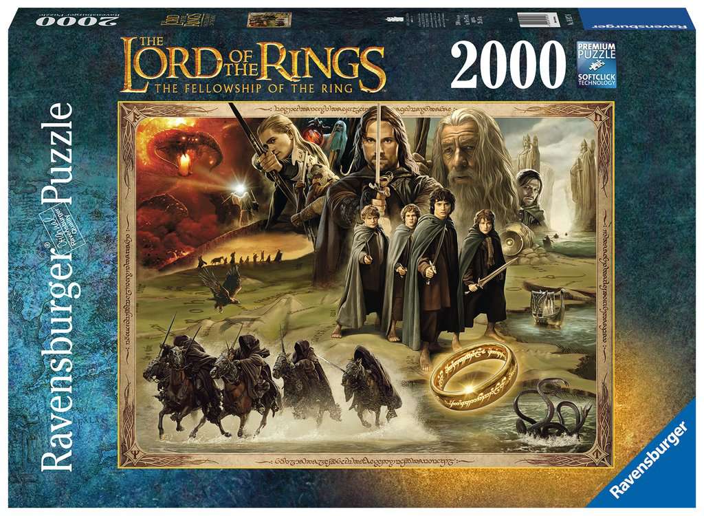The Lord of The Rings The Fellowship of The Ring 2000 Piece Puzzle    