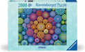 Radiating Rainbow Mandalas 2000 Piece Puzzle