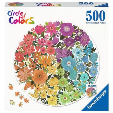Circle of Colors: Flowers 500 Piece Puzzle
