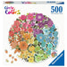 Circle of Colors: Flowers 500 Piece Puzzle