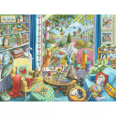 RAV The Bird Watchers 750 Piece Large Format Puzzle