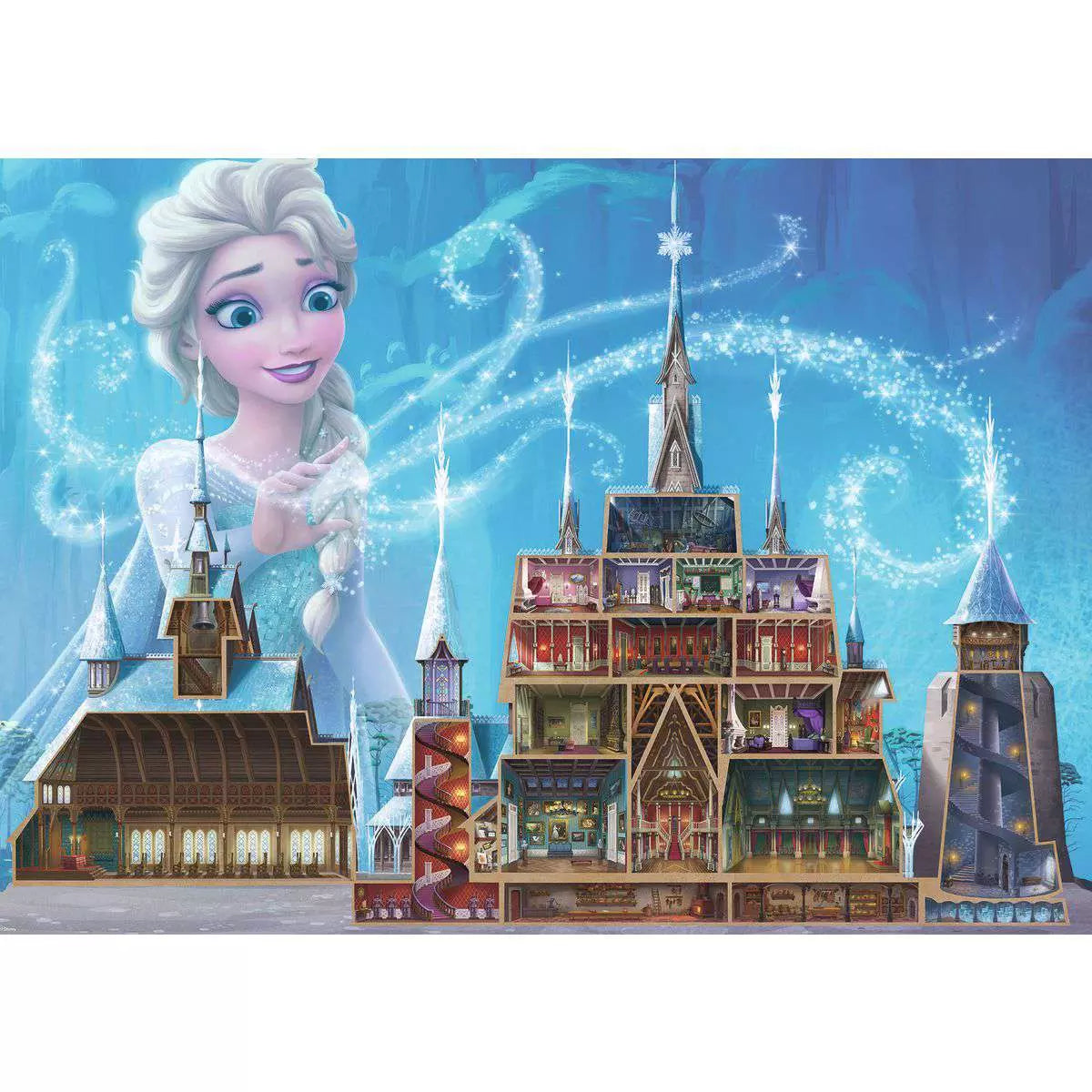 Disney Castle Collection: Elsa 1000 Piece Puzzle