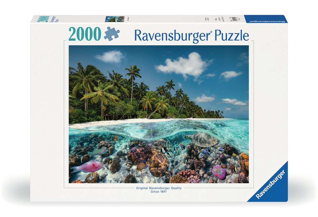 A Dive In The Maldives 2000 Piece Puzzle    