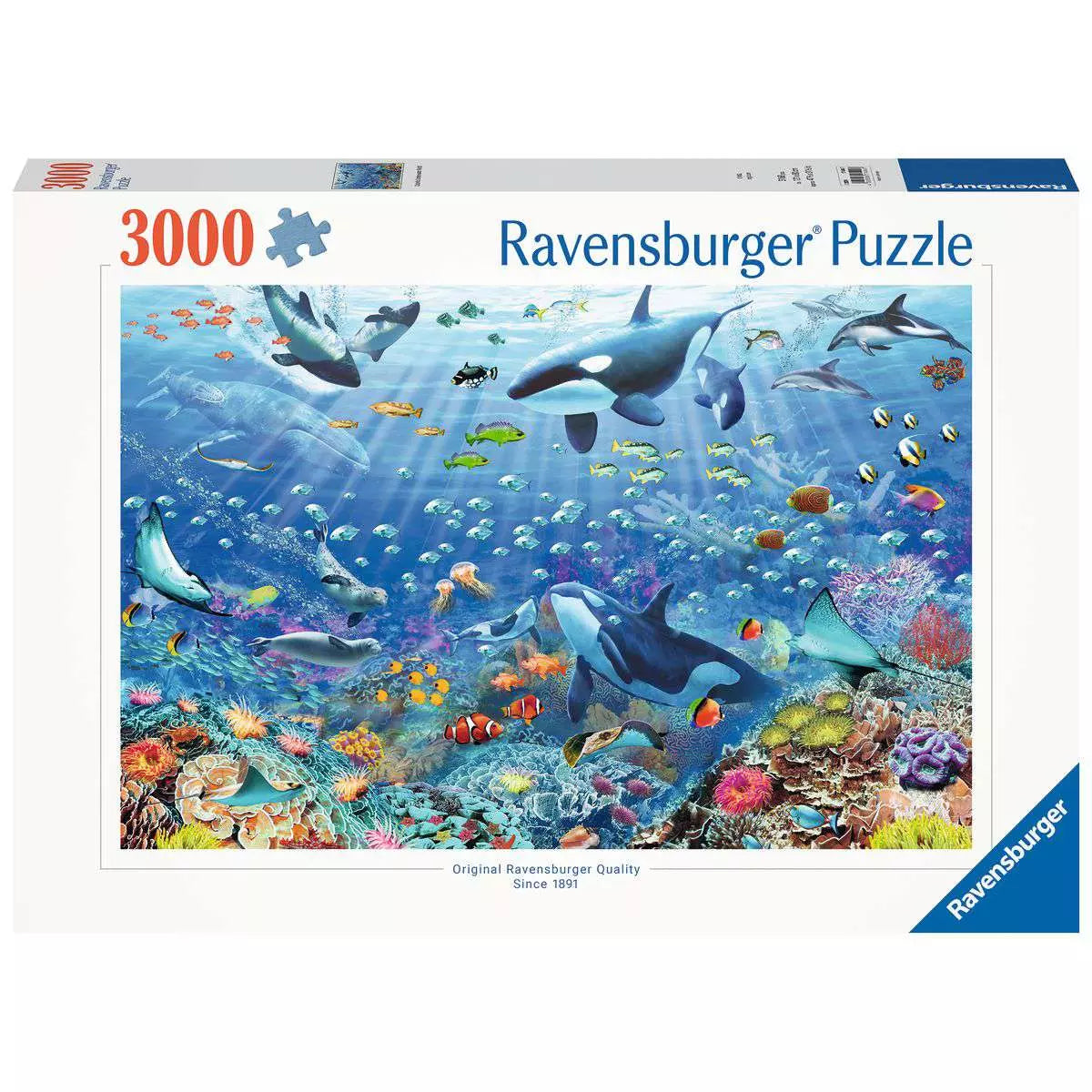 Colorful Underwater World 3000 Piece Puzzle