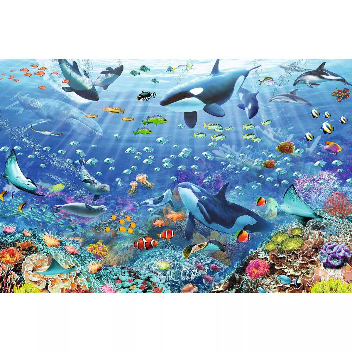 Colorful Underwater World 3000 Piece Puzzle