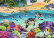 Race Of The Baby Sea Turtles 500 Piece Large Format Puzzle    