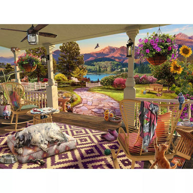 Cozy Front Porch 750 Piece Large Format Puzzle