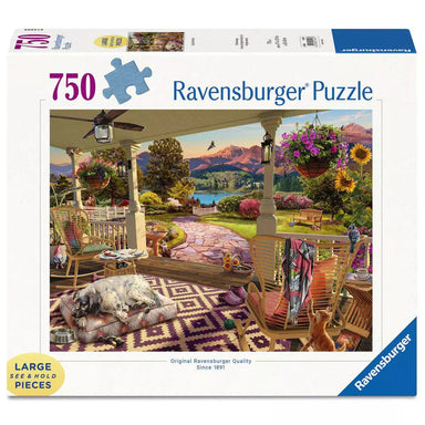 Cozy Front Porch 750 Piece Large Format Puzzle