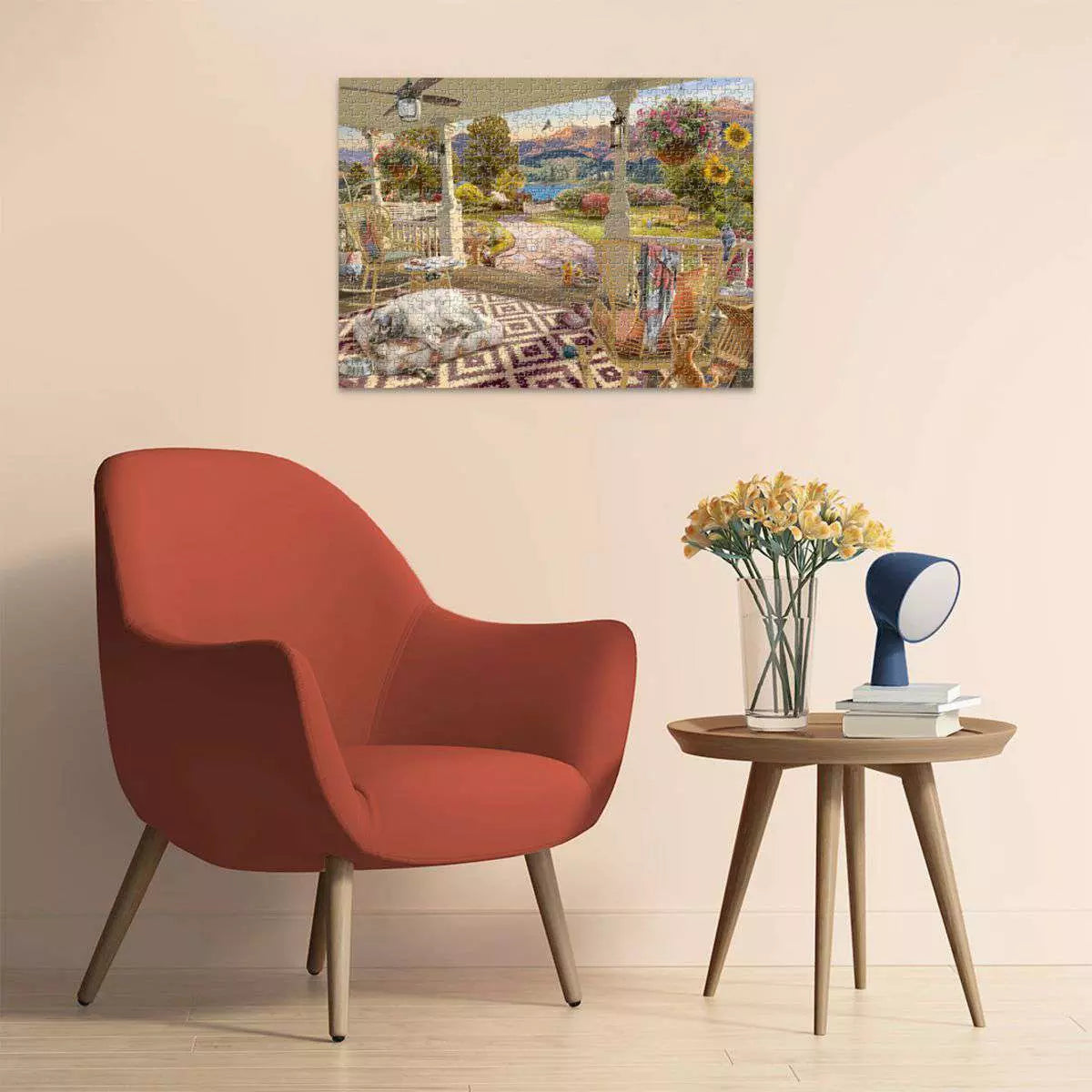 Cozy Front Porch 750 Piece Large Format Puzzle