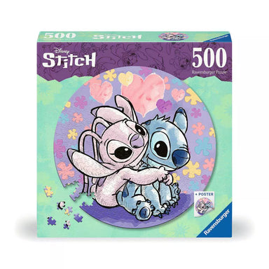 Disney Stitch 500 Piece Round Puzzle