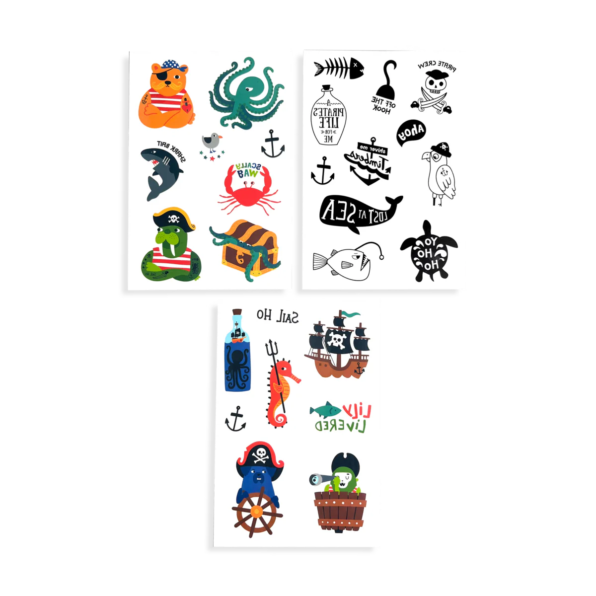 OOLY Pirates Life Tattoo-Palooza