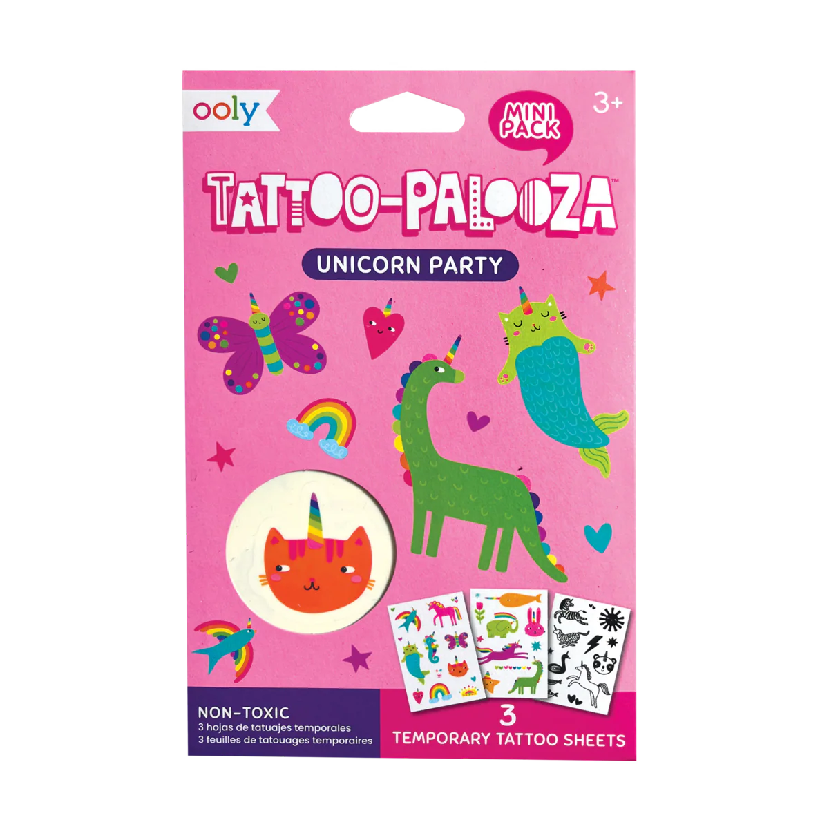 OOLY Unicorn Party Tattoo-Palooza