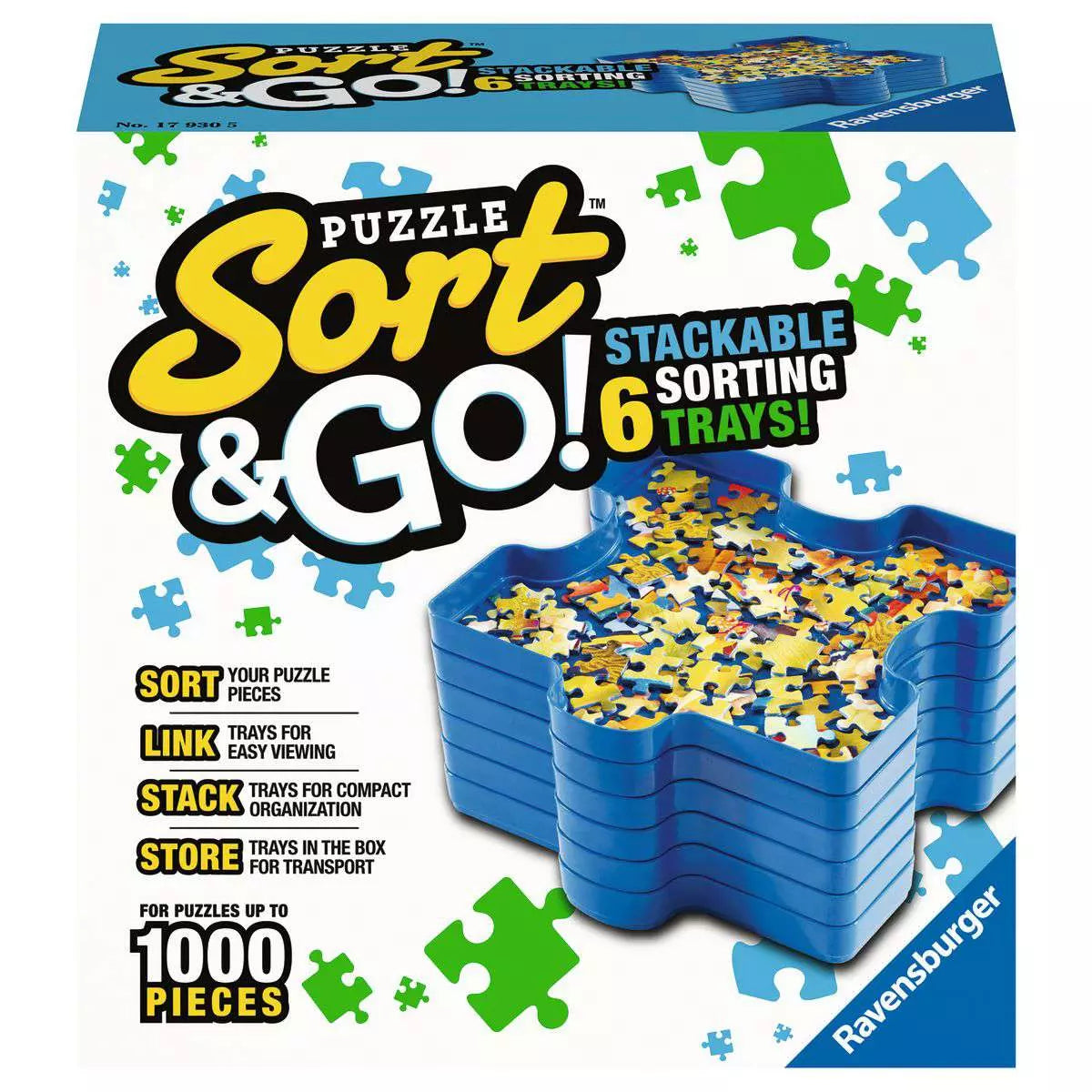 Sort & Go Stacking Puzzle Trays