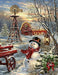 SPRGBK Winter Windmill 500 Piece Puzzle