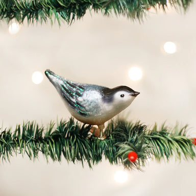 Old World Christmas Nuthatch Clip On Ornament