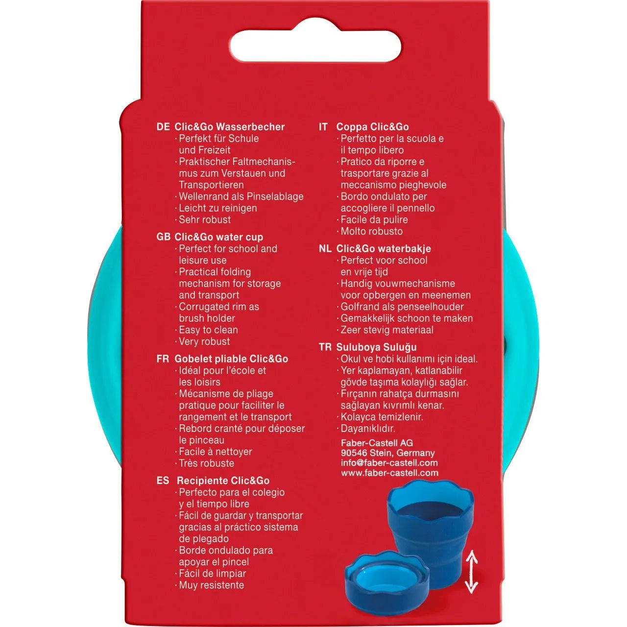 FABR CLICK & GO CLPSBL WTRCUP