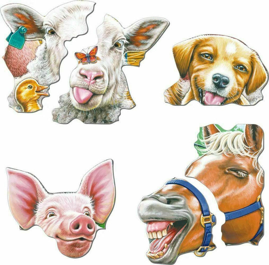 SPRGBK Happy Farm 33 Piece Larsen Frame Puzzle