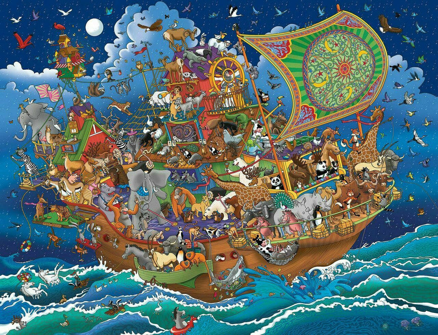 SPRGBK Noah's Ark 400 Piece Family Puzzle