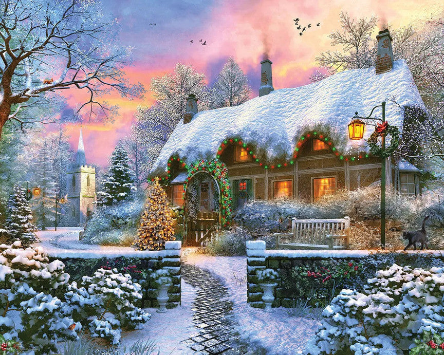 Christmas Cottage 1000 Piece Puzzle