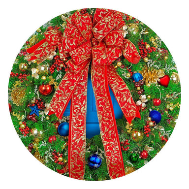 Holiday Wreath 500 Piece Round Puzzle