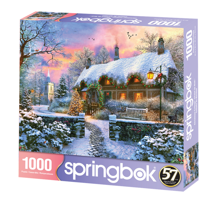 Christmas Cottage 1000 Piece Puzzle