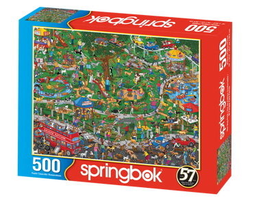 SPRGBK The Dog Park 500 Piece Puzzle