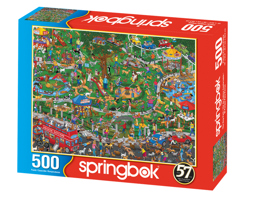 SPRGBK The Dog Park 500 Piece Puzzle