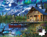Moon Cabin Retreat 1000 Piece Wooden Puzzle