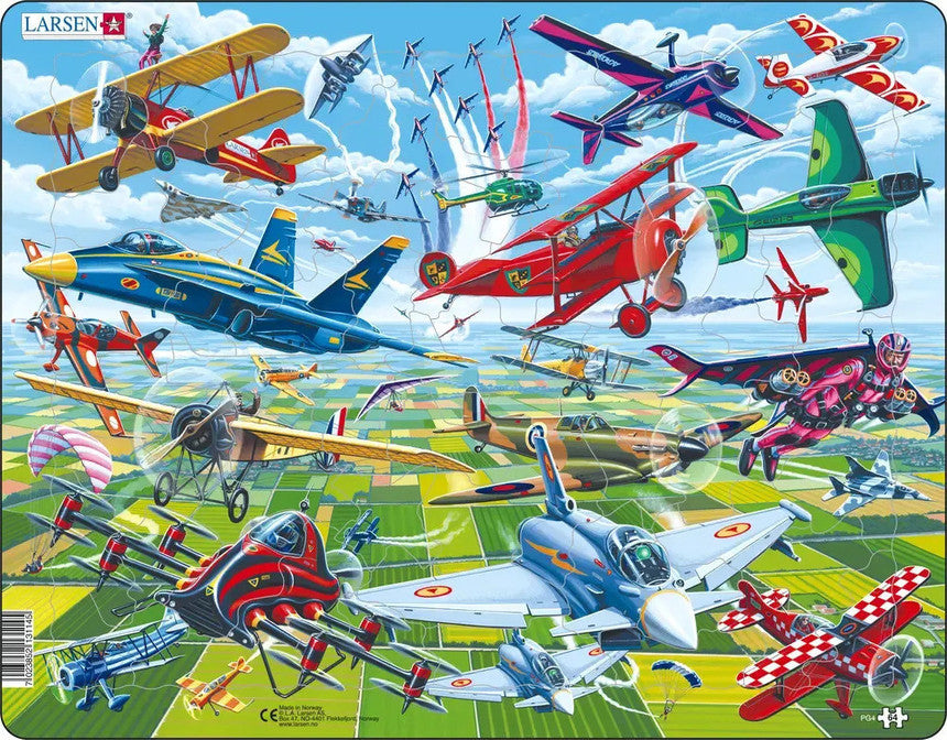 Airshow 64 Piece Larsen Frame Puzzle