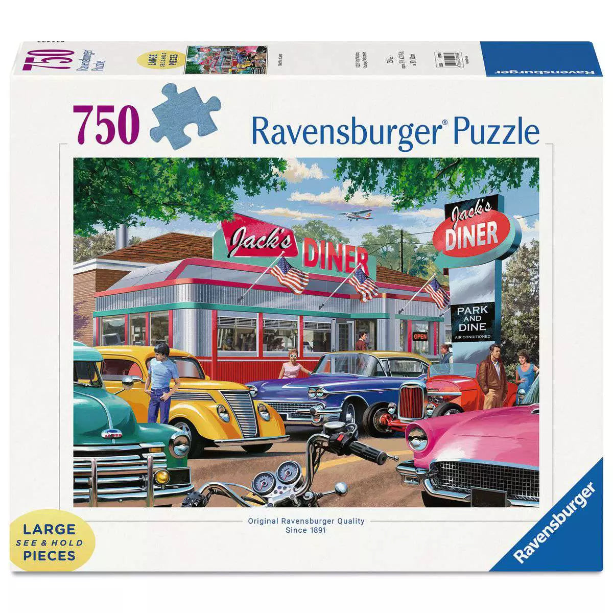 Jack's Diner 750 Piece Large Format Puzzle