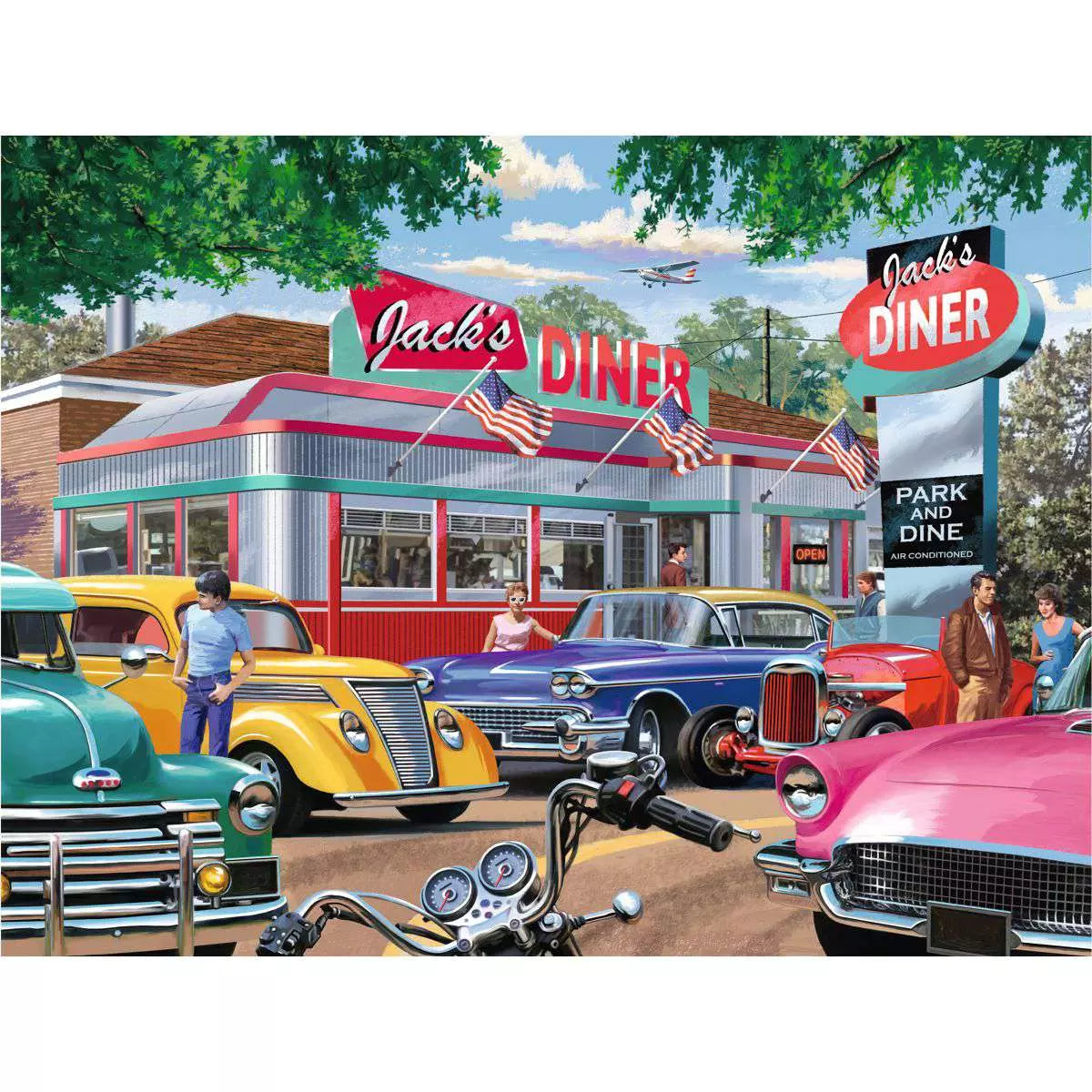 Jack's Diner 750 Piece Large Format Puzzle