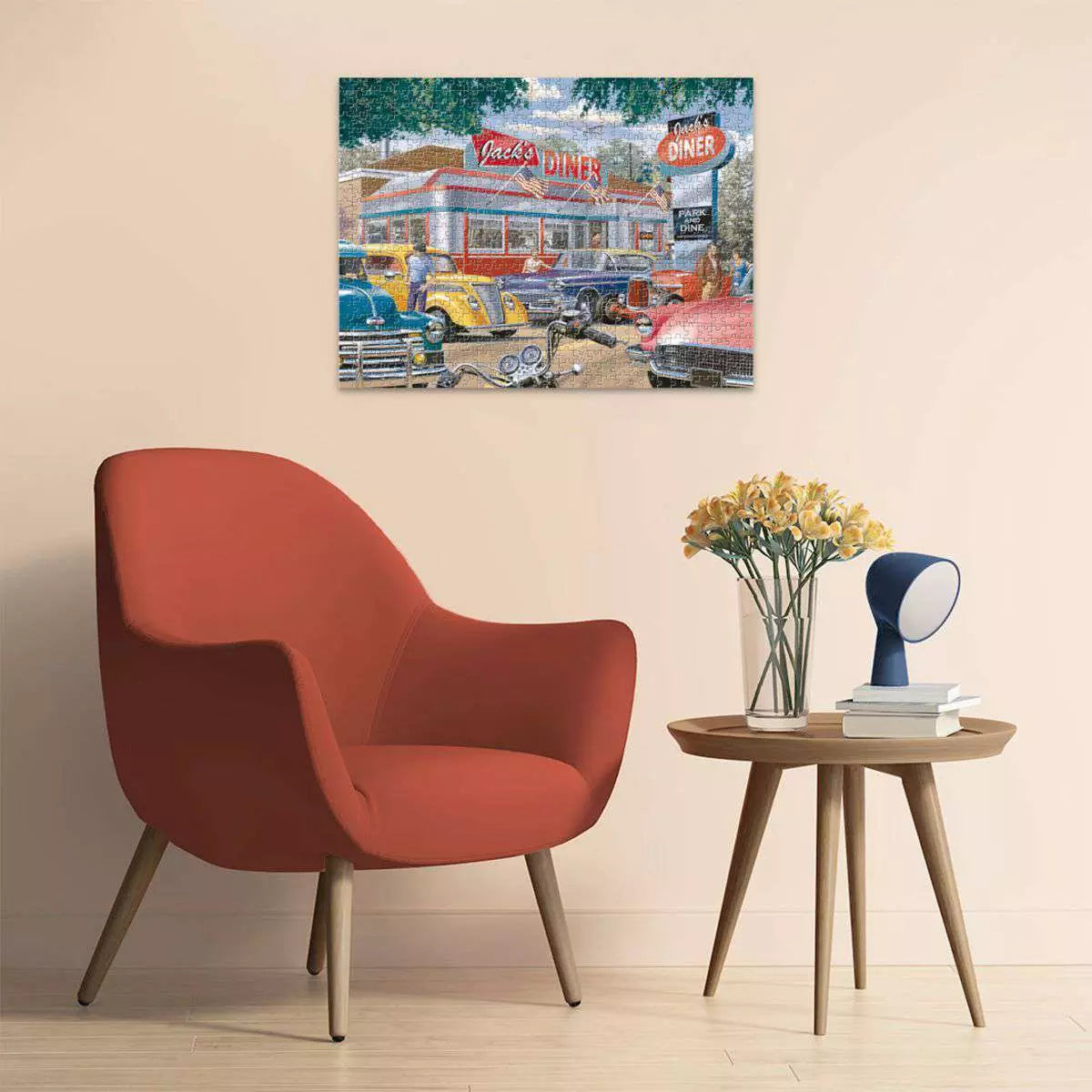 Jack's Diner 750 Piece Large Format Puzzle