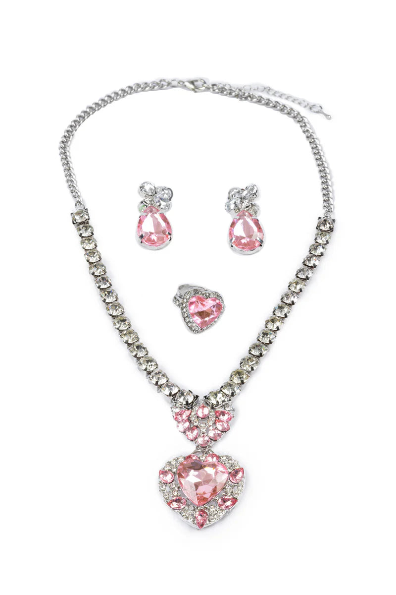 The Marilyn Pink 4 Piece Jewelry Set
