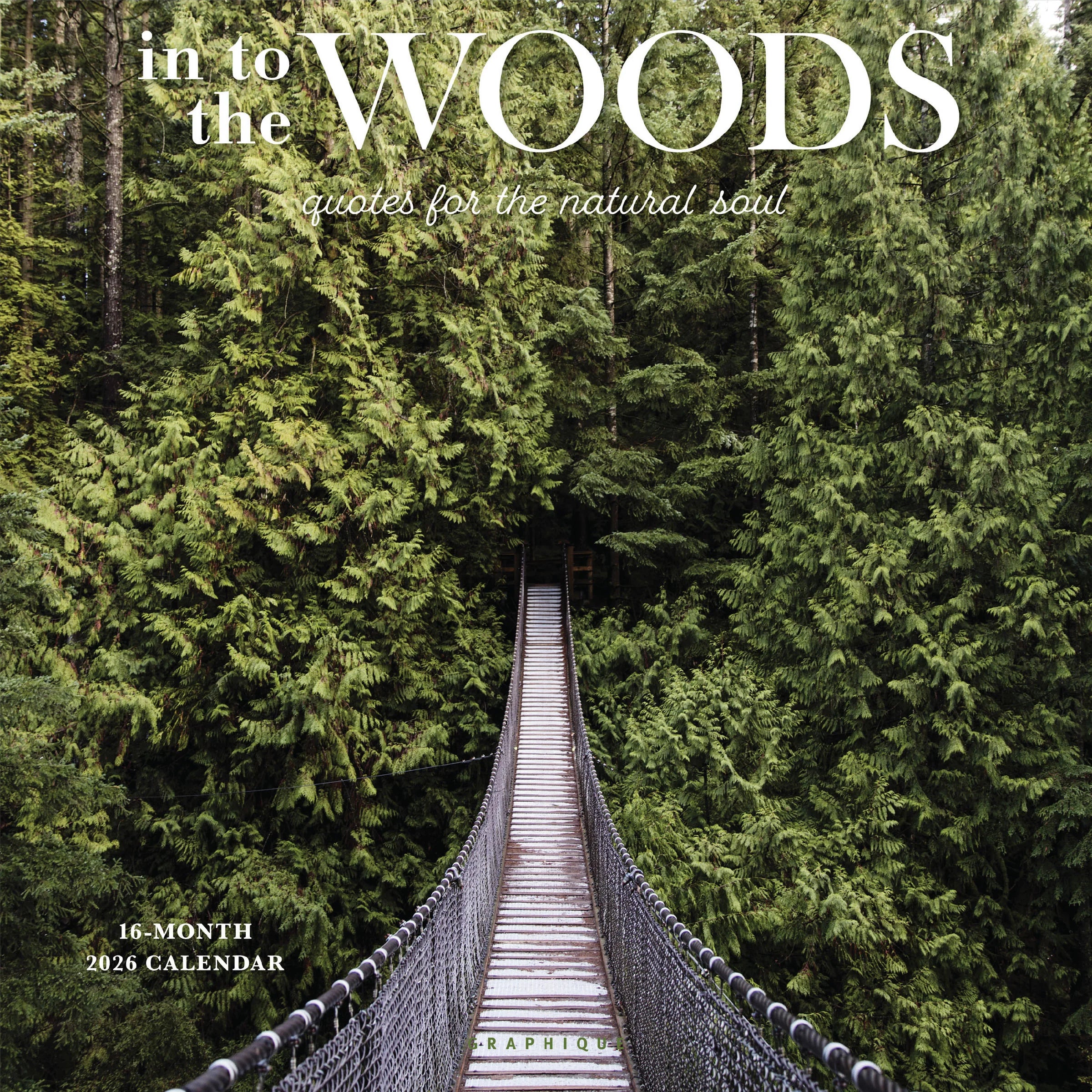 In To The Woods 2026 Wall Calendar
