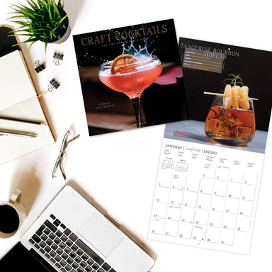 Craft Cocktails 2025 Wall Calendar    