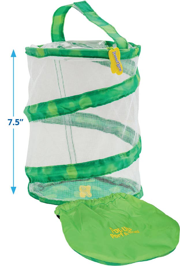 Insect Lore Pop-Up Port-a-Bug Portable Bug Habitat With Pouch