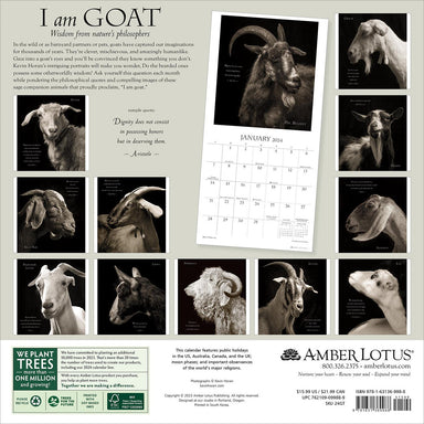 I Am Goat 2024 Wall Calendar    