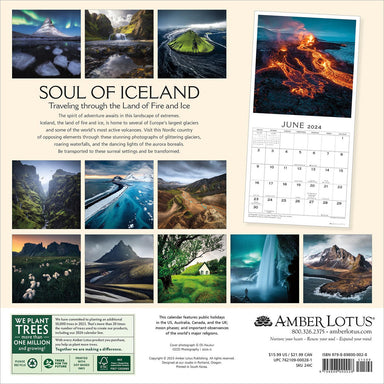 Soul of Iceland 2024 Wall Calendar    