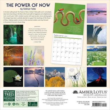 The Power of Now 2024 Wall Calendar    